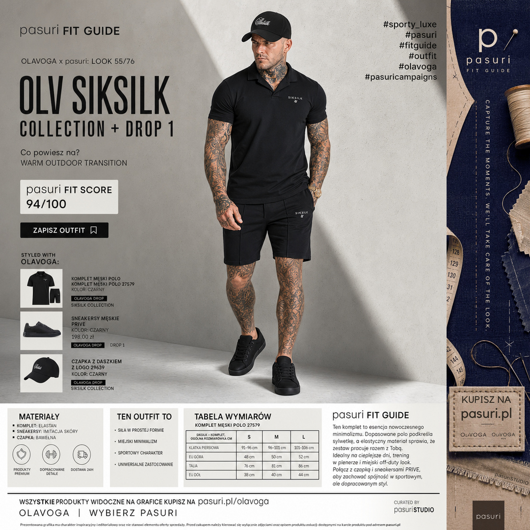 PASURI FIT GUIDE: Stylizacja OLAVOGA: sportowy szyk w czerni na co dzień